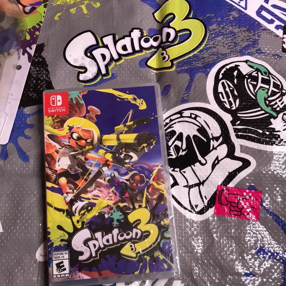 Nintendo Splatoon 3 Switch Video Game and Inkling Boy Amiibo Sealed Set 🦑🐙 - Picture 4 of 17